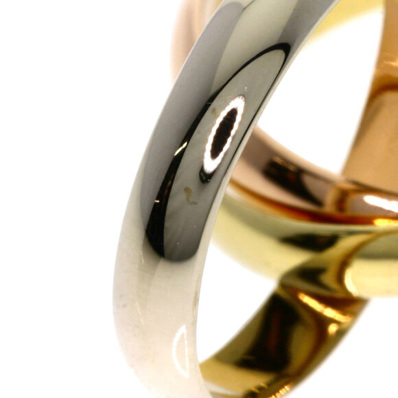 CARTIER 18k Pink Trinity Ring #49 - Picture 7 of 8